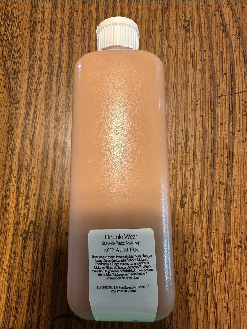 Estee Lauder Double Wear Old Formula Foundation 4C2 Auburn Refill Bottle